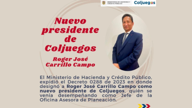 Photo of Nombran nuevo presidente de Coljuegos